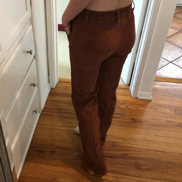 Reformation Dillon corduroy brown pant sz 27 - Picture 7 of 8